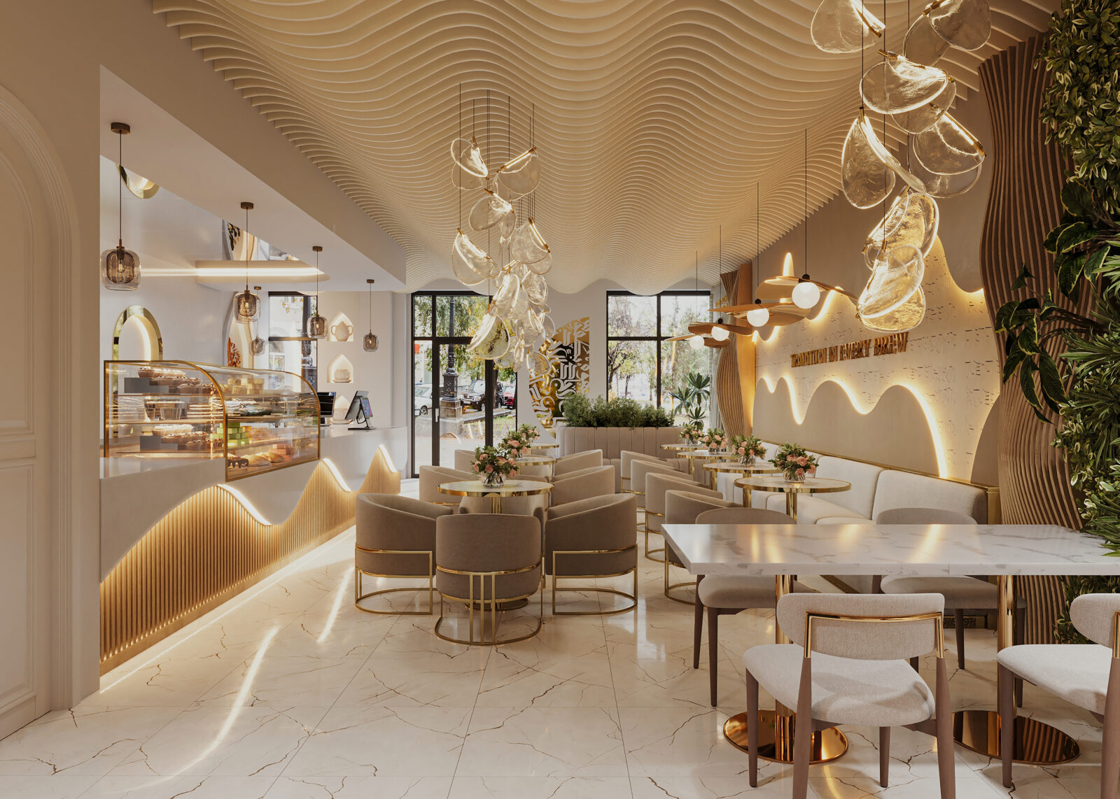 Saba Origin Coffee interior